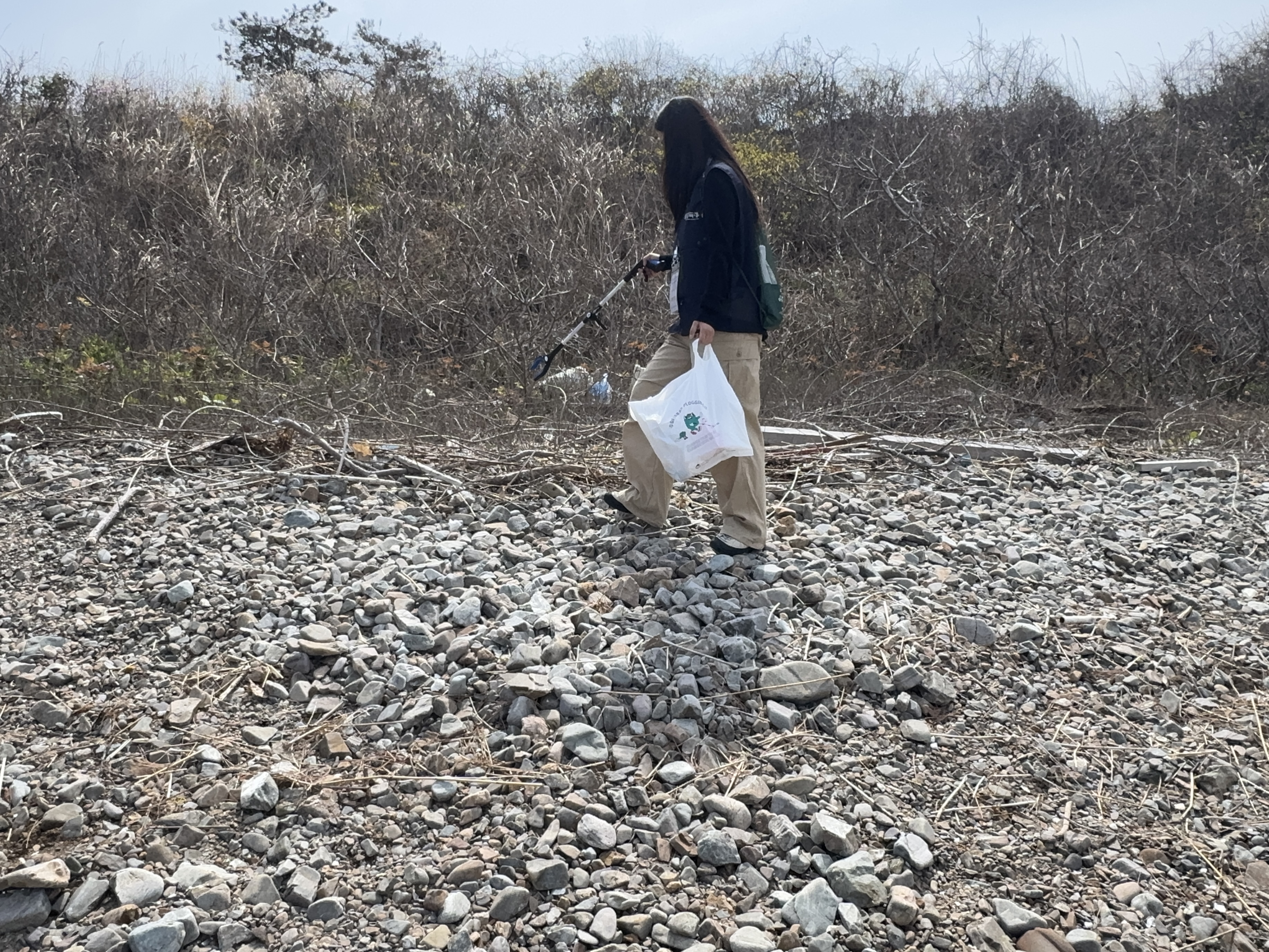 국화도 해변 현장 기록