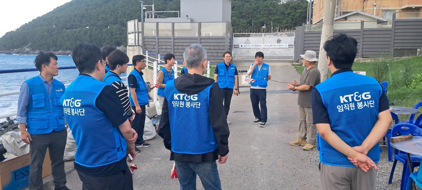 KTnG부산본부 청사포몽돌해변 정화활동  1